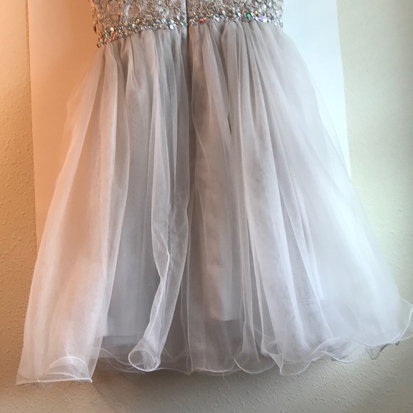 formal grey dress - Picture 4 of 4